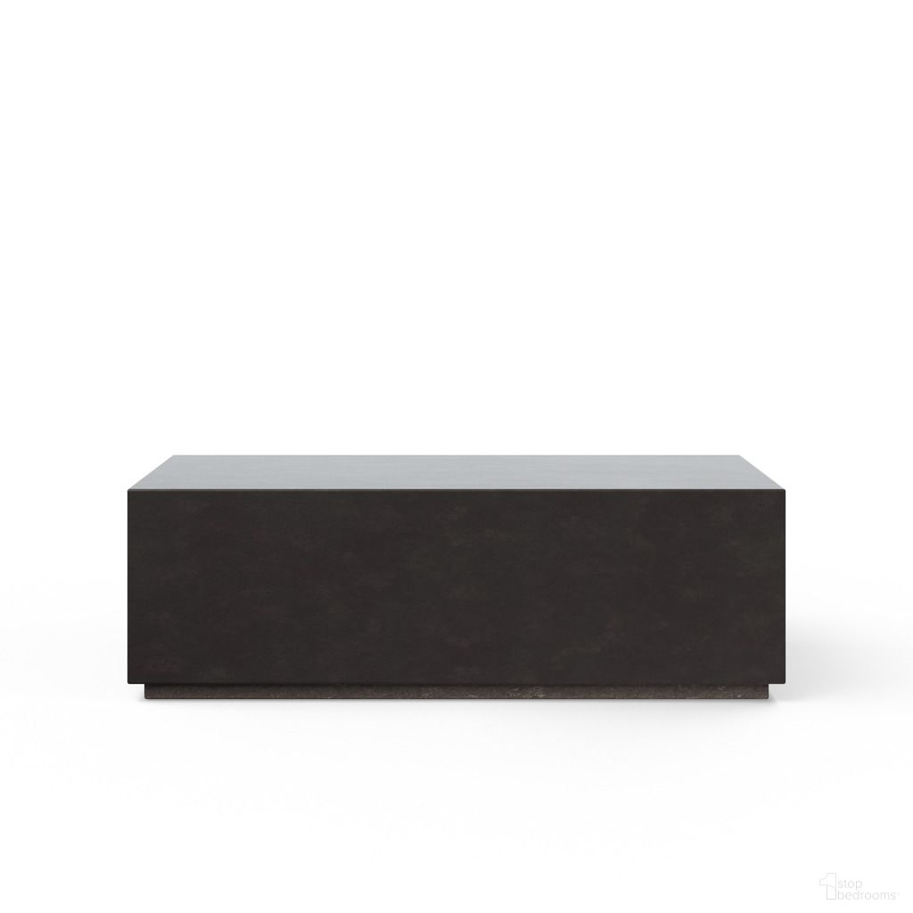 The appearance of Mixx Bloc Rectangular Coffee Table In Lava designed by Urbia in the modern / contemporary interior design. This lava piece of furniture  was selected by 1StopBedrooms from Mixx Collection to add a touch of cosiness and style into your home. Sku: VGS-BLOC-REC-CT-LAVA. Material: Glass Fiber Reinforced Concrete.