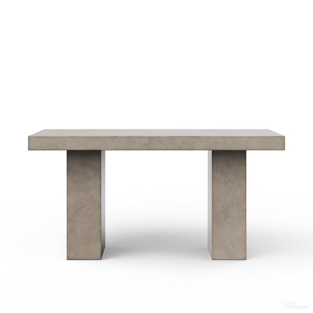 The appearance of Mixx Elcor 70.75 Inch Counter Height Dining Table In Dark Grey designed by Urbia in the modern / contemporary interior design. This dark grey piece of furniture  was selected by 1StopBedrooms from Mixx Collection to add a touch of cosiness and style into your home. Sku: VGS-ELCOR-6-CNTR. Table Base Style: Double Pedestal. Table Top Shape: Rectangular. Size: 36" x 71". Material: Glass Fiber Reinforced Concrete.