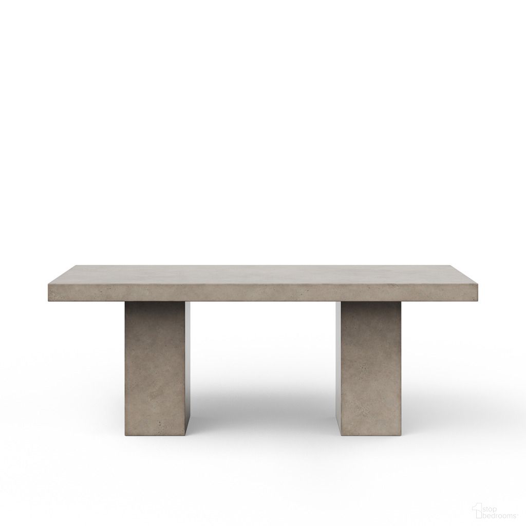 Mixx Elcor 95 Inch Counter Height Dining Table In Dark Grey