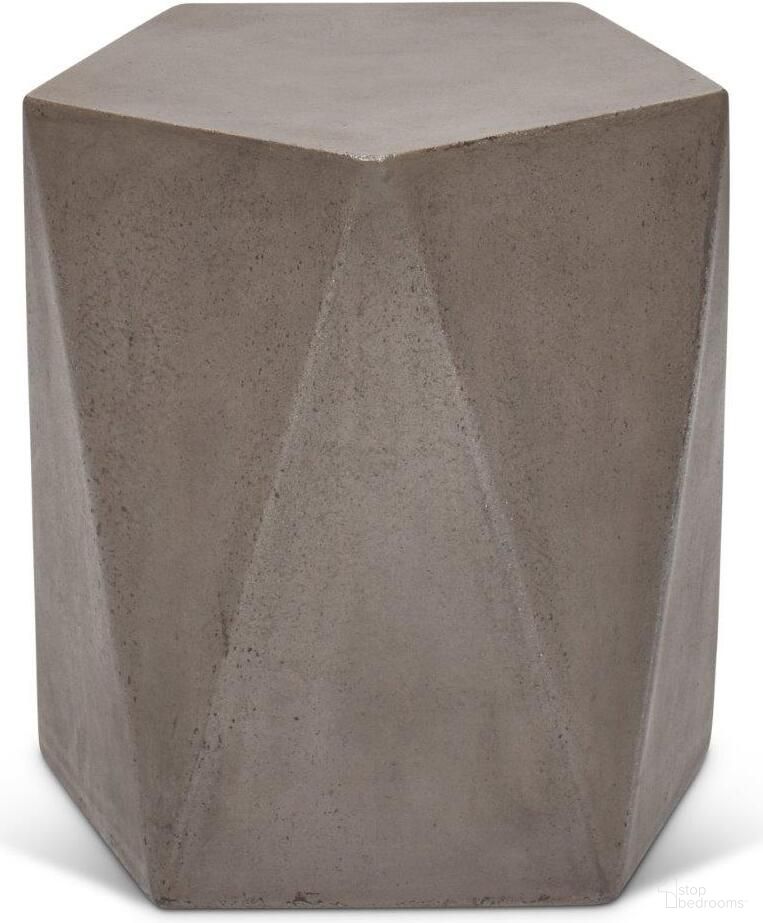 The appearance of Mixx Kelson Stool In Dark Grey designed by Urbia in the modern / contemporary interior design. This dark grey piece of furniture was selected by 1StopBedrooms from Mixx Collection to add a touch of cosiness and style into your home. Sku: VGS-KEL-STOOL. Material: Glass Fiber Reinforced Concrete.