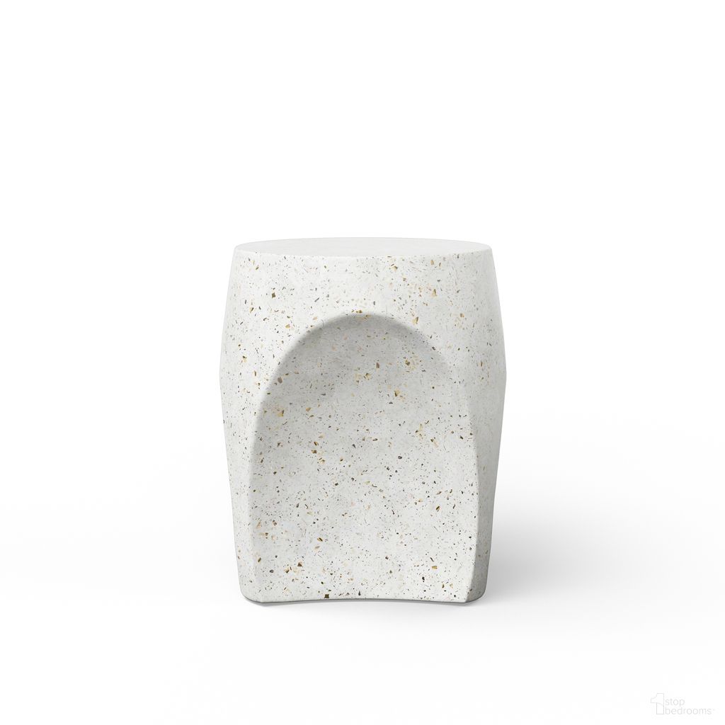Mixx Thalia Stool In Ivory Terrazzo