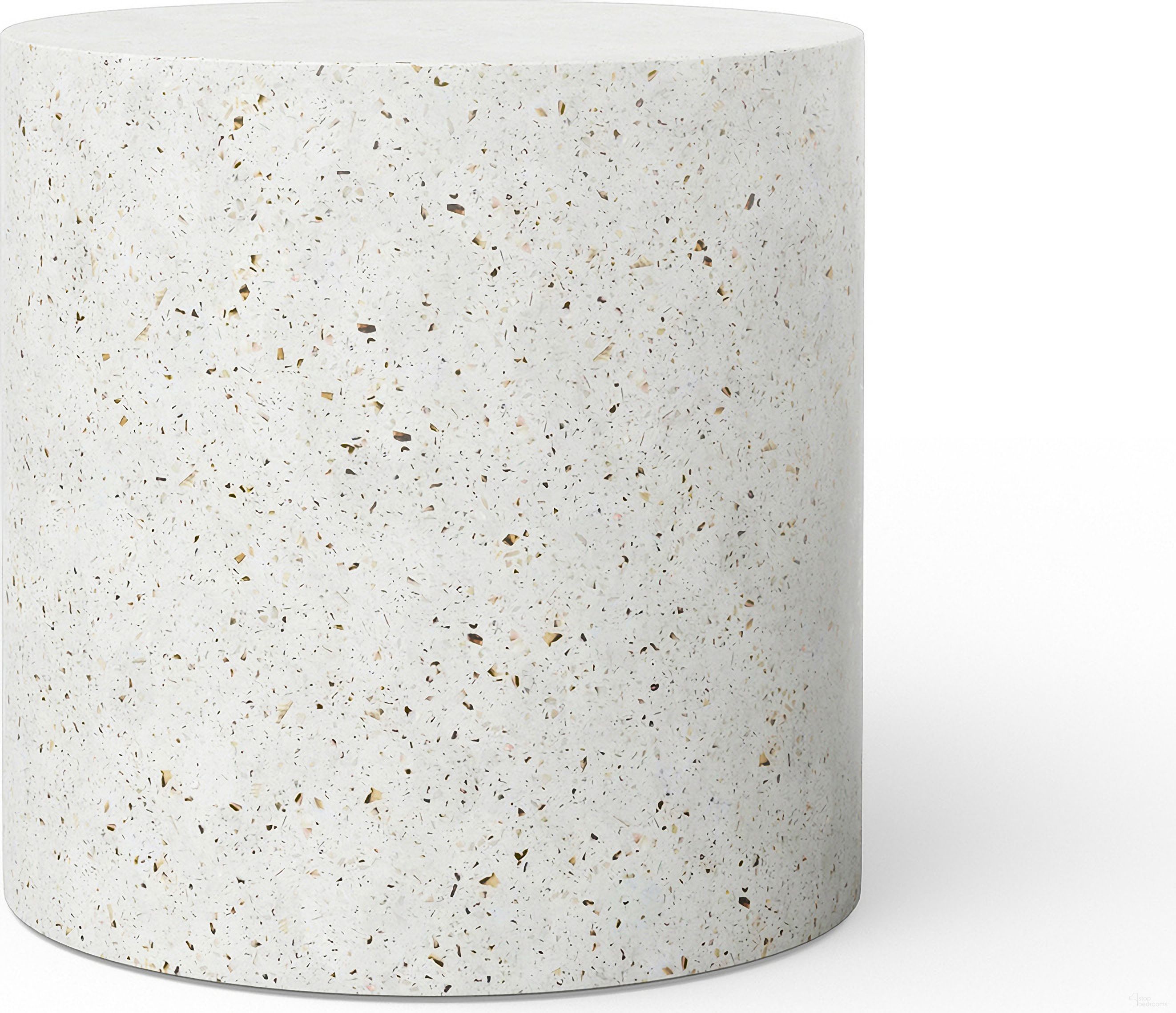 The appearance of Mixx Una 20 Inch Pedestal In Ivory Terrazzo designed by Urbia in the modern / contemporary interior design. This ivory terrazzo piece of furniture was selected by 1StopBedrooms from Mixx Collection to add a touch of cosiness and style into your home. Sku: VGS-UNA-PED-20-IVTZ1. Material: Glass Fiber Reinforced Concrete.
