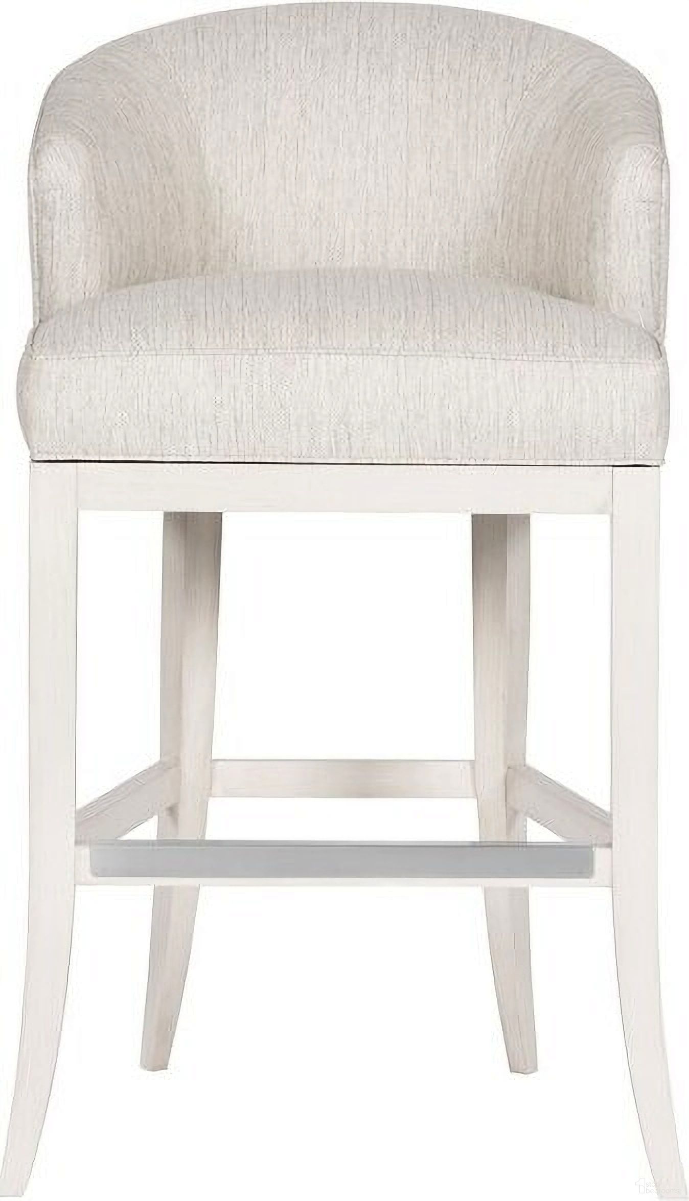The appearance of Charley Wood Flare Base Bar Stool In Cream designed by Vanguard Furniture in the transitional interior design. This cream piece of furniture was selected by 1StopBedrooms from Charley Collection to add a touch of cosiness and style into your home. Sku: T3V67-BS. Material: Wood.