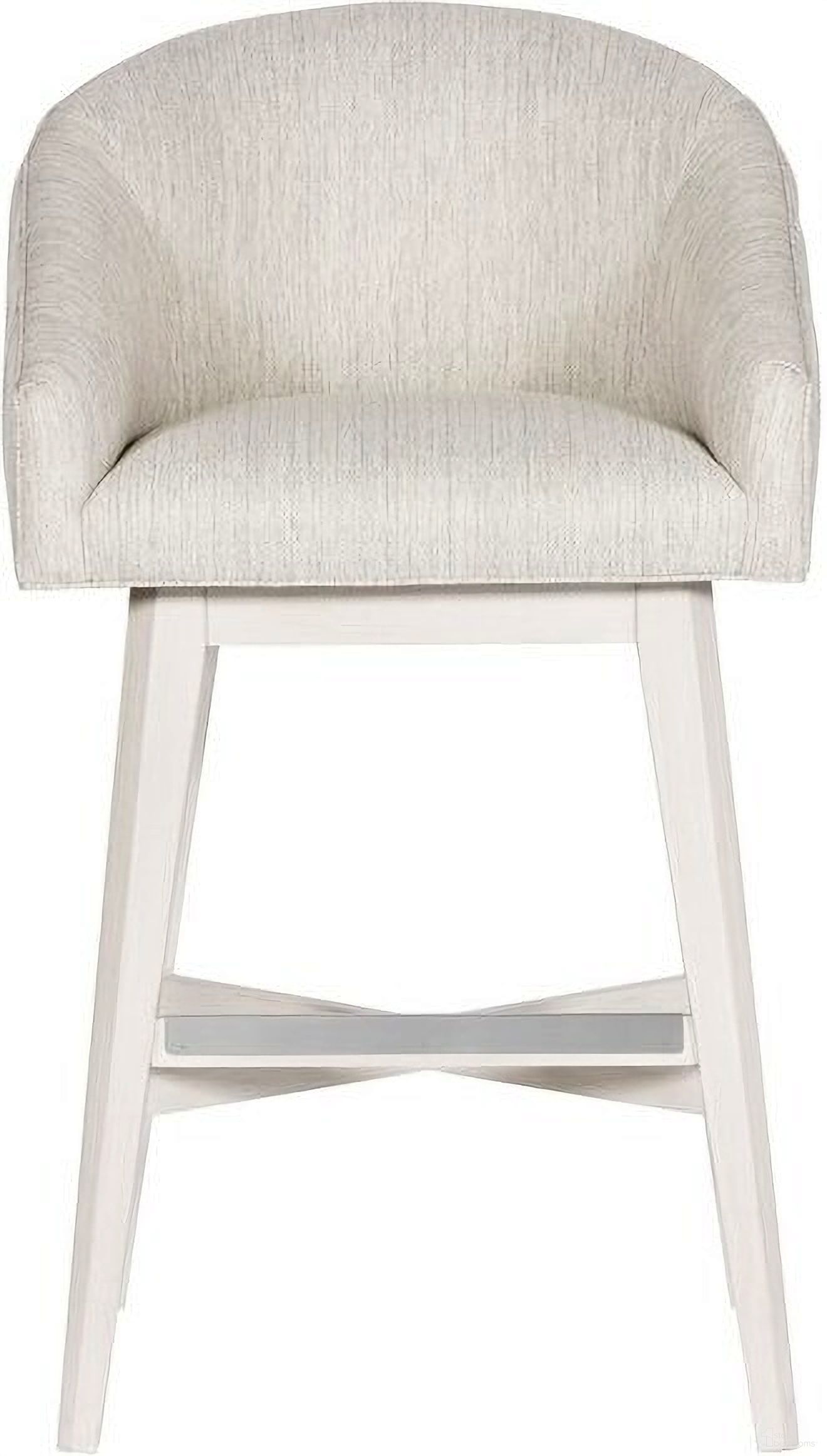 The appearance of Ryder Swivel Base Bar Stool In Cream designed by Vanguard Furniture in the transitional interior design. This cream piece of furniture was selected by 1StopBedrooms from Ryder Collection to add a touch of cosiness and style into your home. Sku: T4V66-BS. Material: Wood.