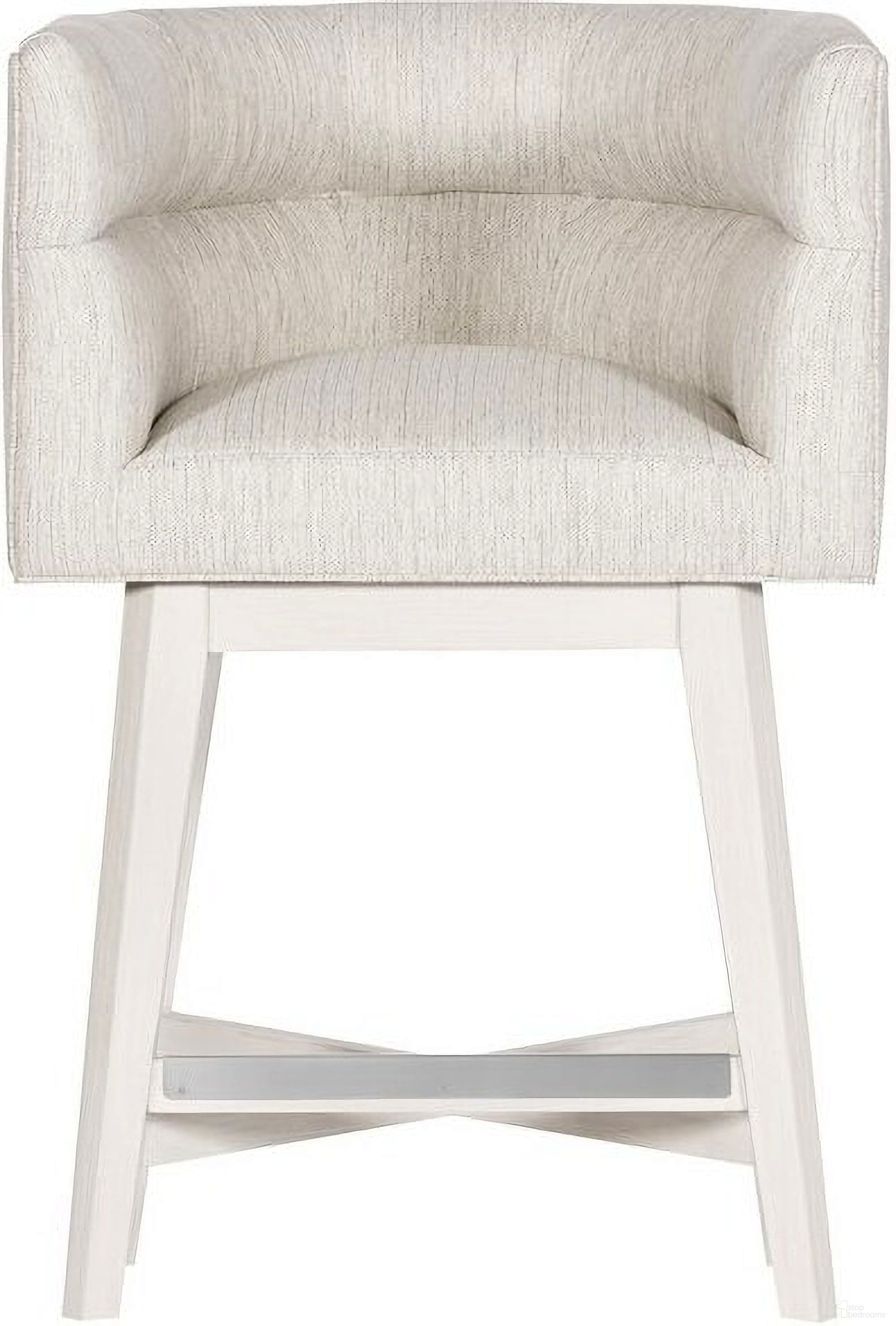 The appearance of Emmett Swivel Base Counter Stool In Cream designed by Vanguard Furniture in the transitional interior design. This cream piece of furniture was selected by 1StopBedrooms from Emmett Collection to add a touch of cosiness and style into your home. Sku: T4V68-CS. Material: Wood.