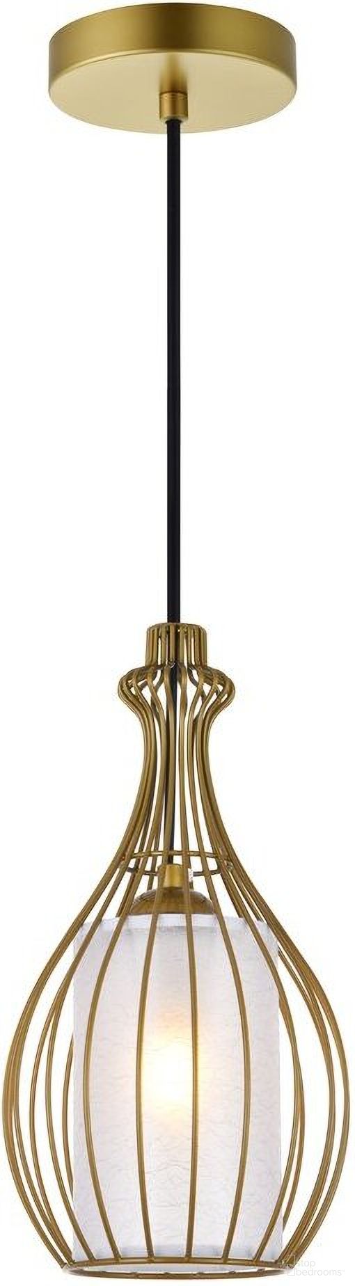 Miya 1 Light Brass Pendant