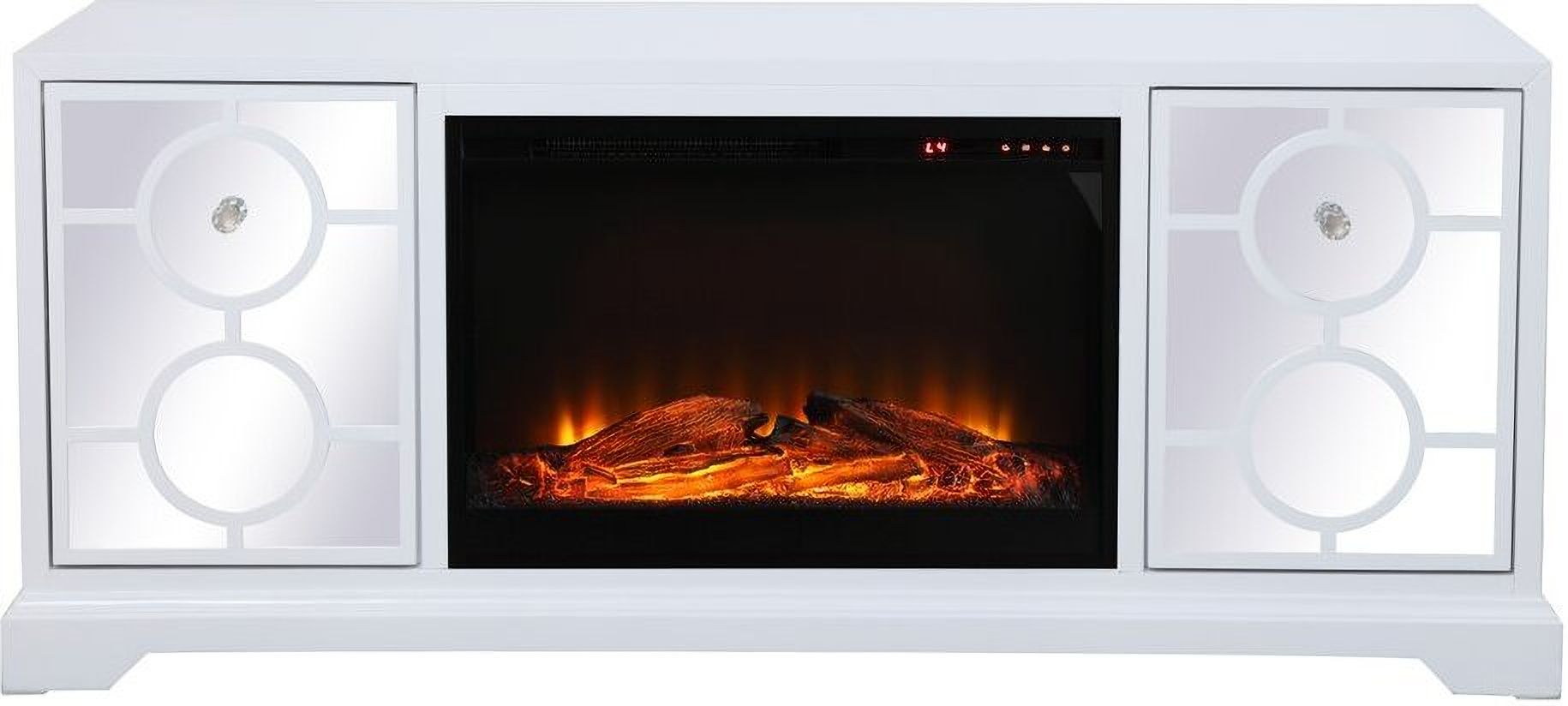 Elegant Lighting TV Stand with Fireplace - Thumbnail 2