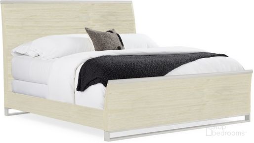 The appearance of Modern Artisan Pearl Remix Wood Bed Queen designed by Caracole in the transitional interior design. This pearl piece of furniture  was selected by 1StopBedrooms from Modern Artisan Remix Pearl Collection to add a touch of cosiness and style into your home. Sku: M113-019-104H;M113-019-104F;M113-019-104R. Bed Type: Panel Bed. Material: Metal. Bed Size: Queen.