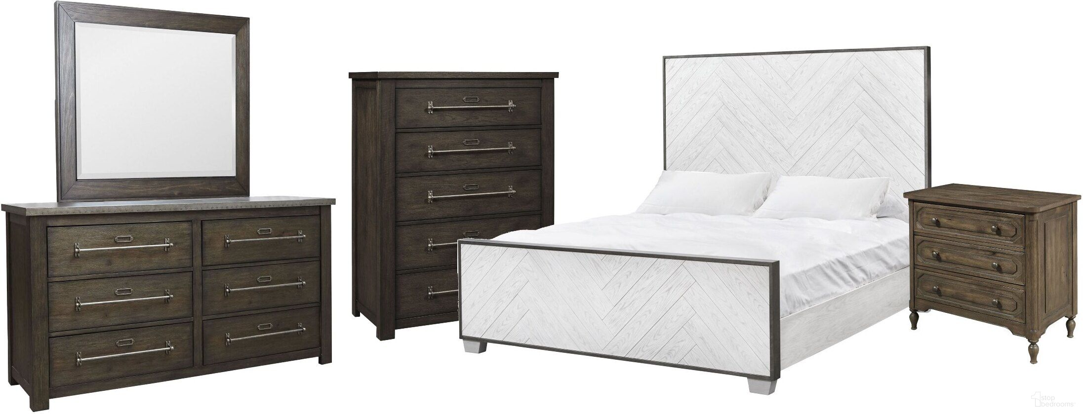 The appearance of Modern Authentics White Oak Nightstand designed by Pulaski in the transitional interior design. This white piece of furniture  was selected by 1StopBedrooms from Modern Authentics Collection to add a touch of cosiness and style into your home. Sku: DS-D192-006-1.