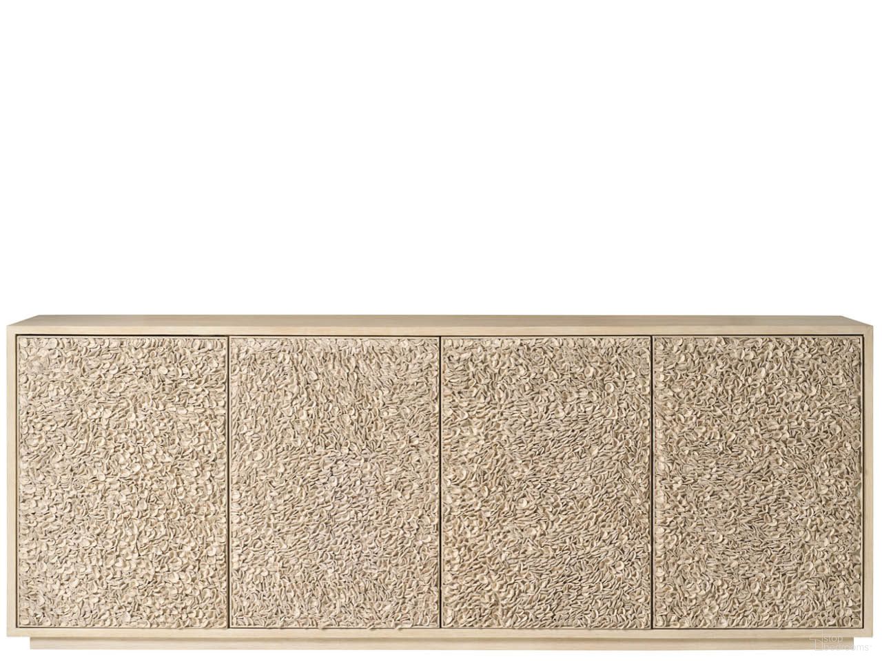 Modern Blossom Credenza In Gray