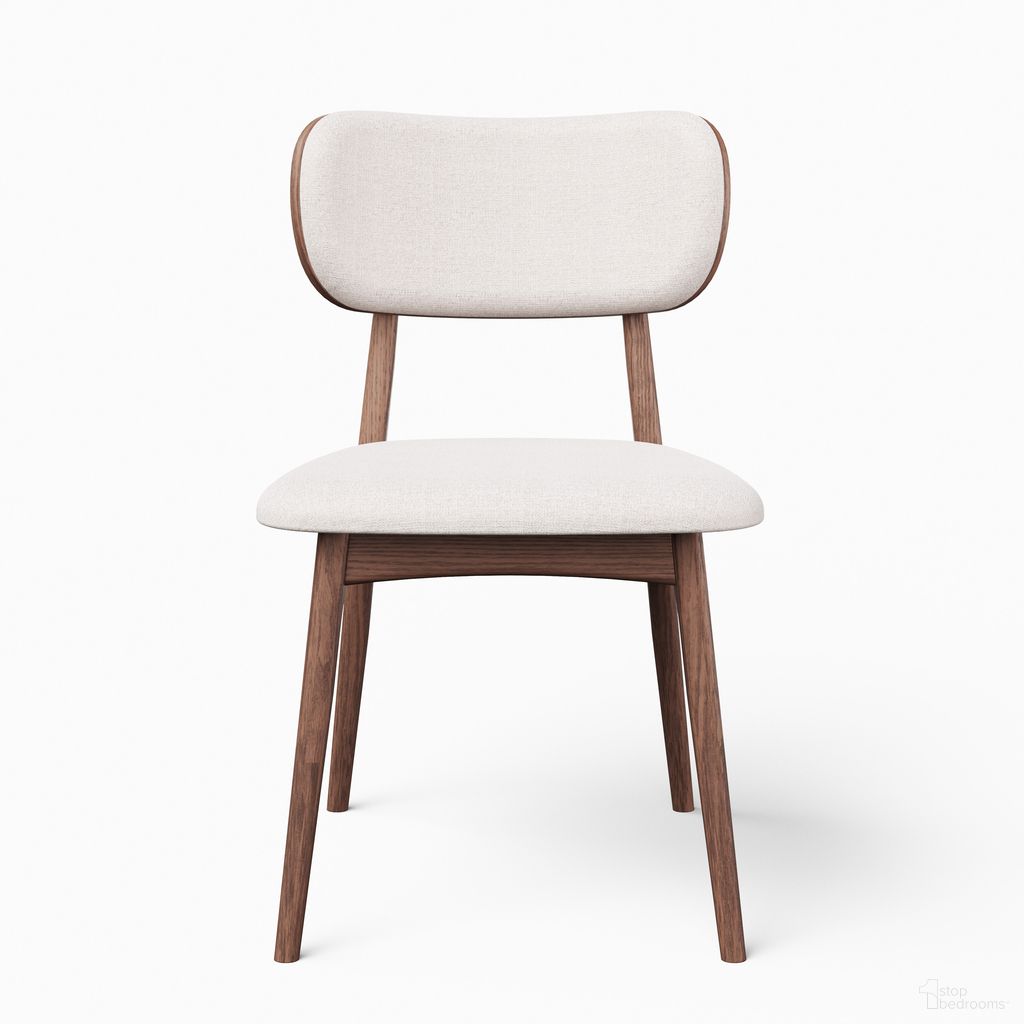 The appearance of Modern Brazilian Claudia Side Chair Set of 2 In Harvest Natural and Nogal designed by Urbia in the modern / contemporary interior design. This harvest natural/nogal piece of furniture was selected by 1StopBedrooms from Modern Brazilian Collection to add a touch of cosiness and style into your home. Sku: BSM-235109-06. Material: Solid Wood. Chair Type: Side Chair.