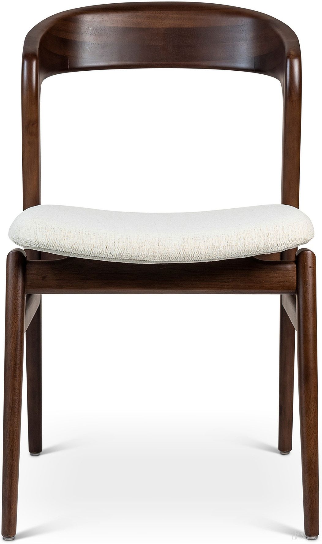The appearance of Modern Brazilian Velma Side Chair In Medley Ivory Seat and Nogal Frame designed by Urbia in the modern / contemporary interior design. This ivory piece of furniture  was selected by 1StopBedrooms from Modern Brazilian Collection to add a touch of cosiness and style into your home. Sku: BSM-226870-06. Material: Fabric. Chair Type: Side Chair.