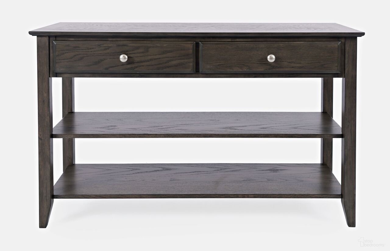 The appearance of Modern 48 Inch Sofa Console Table with 2 Drawers In Gray Brown designed by Jofran in the modern / contemporary interior design. This gray brown piece of furniture was selected by 1StopBedrooms from Modern Espresso Collection to add a touch of cosiness and style into your home. Sku: 1977-4. Material: Acacia.