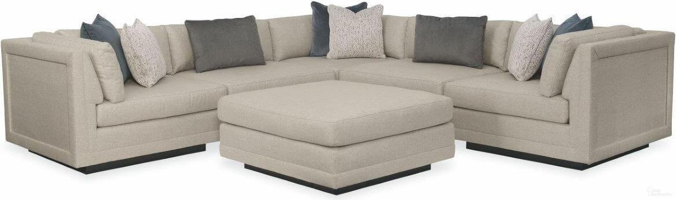The appearance of Caracole Modern Fusion 6 Piece Sectional designed by Caracole in the transitional interior design. This beige piece of furniture was selected by 1StopBedrooms from Modern Fusion Collection to add a touch of cosiness and style into your home. Sku: M050-017-CR1-A;M050-017-AC1-A;M050-017-CR1-A;M050-017-AC1-A;M050-017-CR1-A;M050-017-041-A. Layout: L-Shape. Material: Woven.