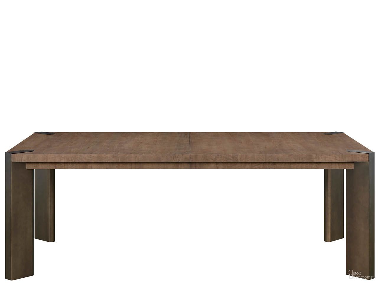 Modern Haze Dining Table In Brown
