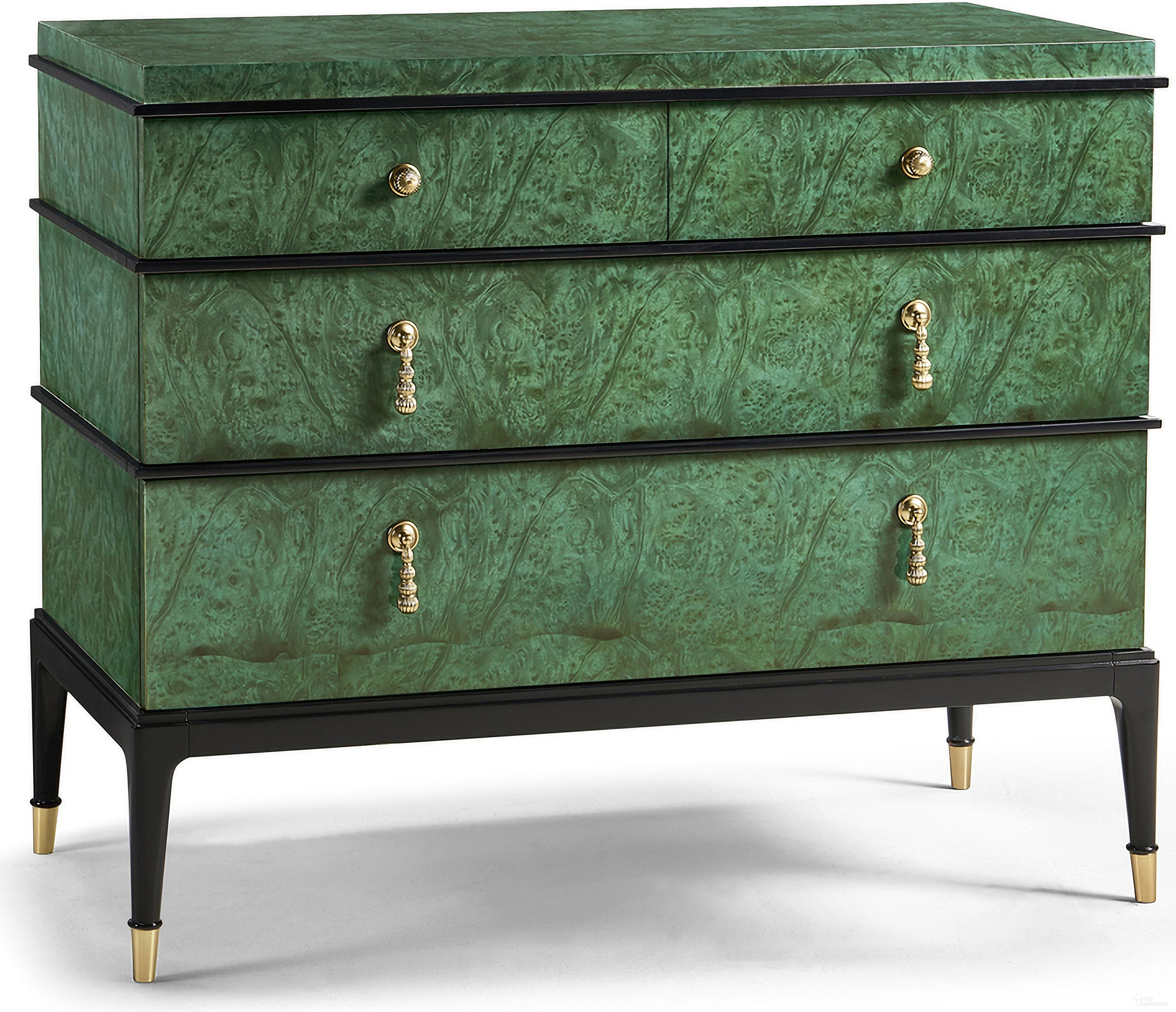 Modern Jacques Bachelors Chest In Green