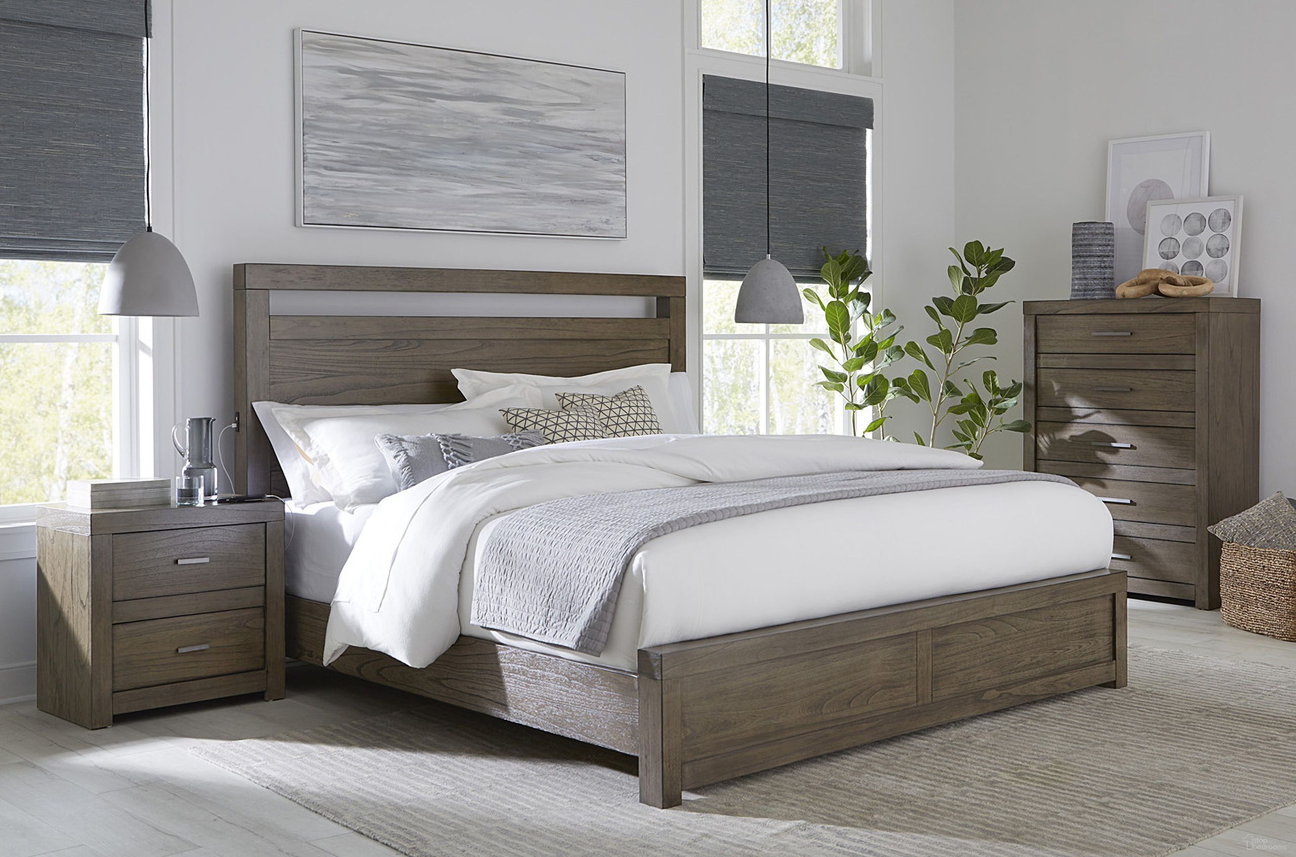 aspenhome Loft Panel Bed