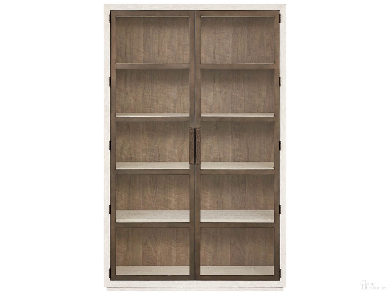 Modern Mist Display Cabinet In Natural
