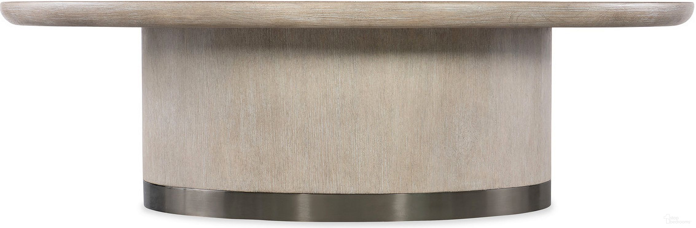 The appearance of Modern Mood Round Cocktail Table In Light Wood designed by Hooker in the modern / contemporary interior design. This light wood piece of furniture  was selected by 1StopBedrooms from Modern Mood Collection to add a touch of cosiness and style into your home. Sku: 6850-80311-80. Material: Oak Veneer.