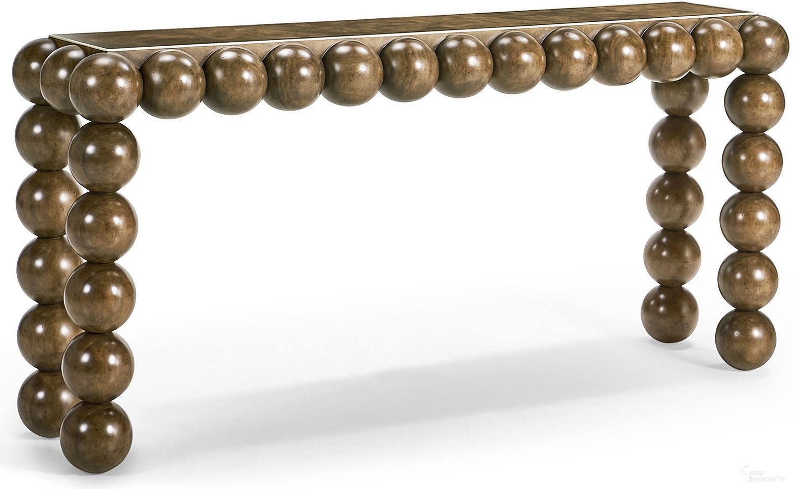 The appearance of Modern Orb Console Table In Brown designed by Jonathan Charles in the modern / contemporary interior design. This brown piece of furniture was selected by 1StopBedrooms from Modern Collection to add a touch of cosiness and style into your home. Sku: 007-3-AT1-MBM. Material: Wood.