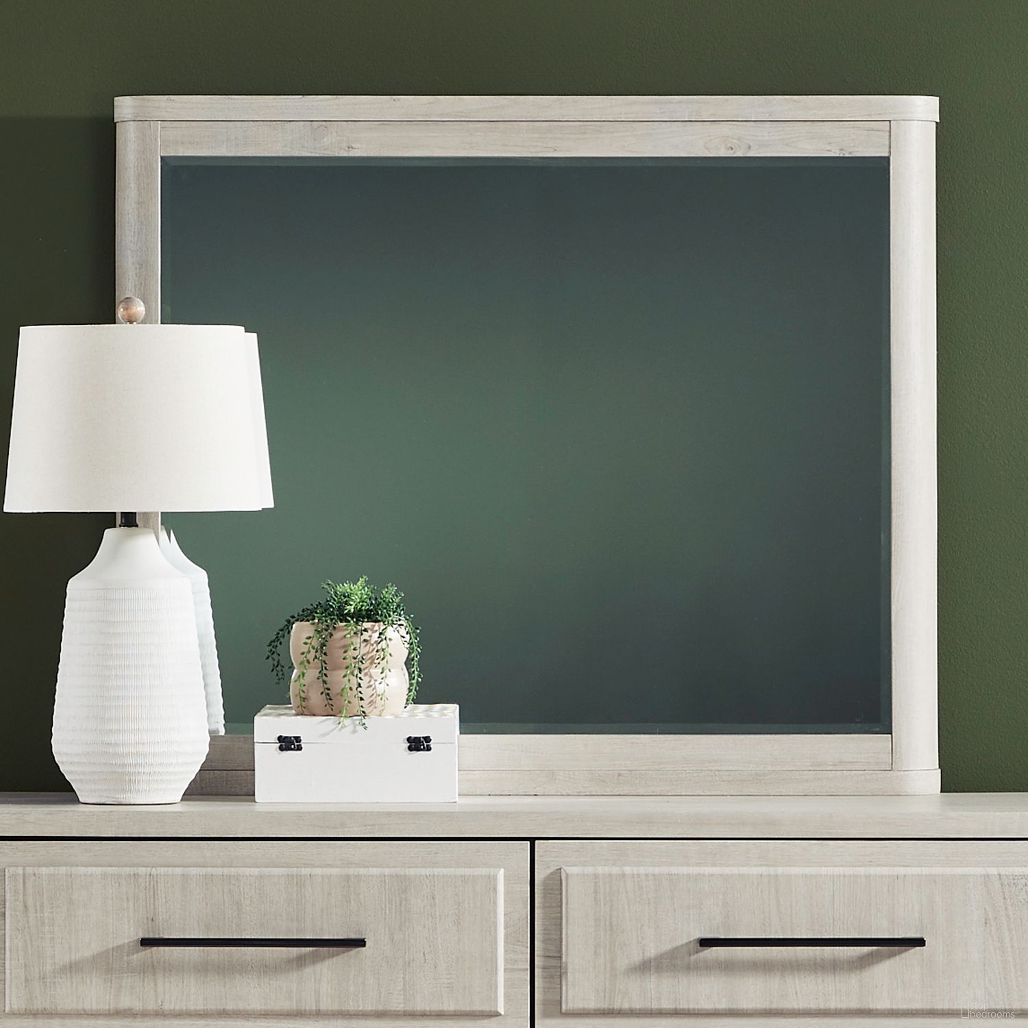 The appearance of Modern Play Landscape Mirror In Natural White designed by Liberty in the transitional interior design. This natural white piece of furniture was selected by 1StopBedrooms from Modern Play Collection to add a touch of cosiness and style into your home. Sku: 522-BR51. Material: Solid Rubberwood.