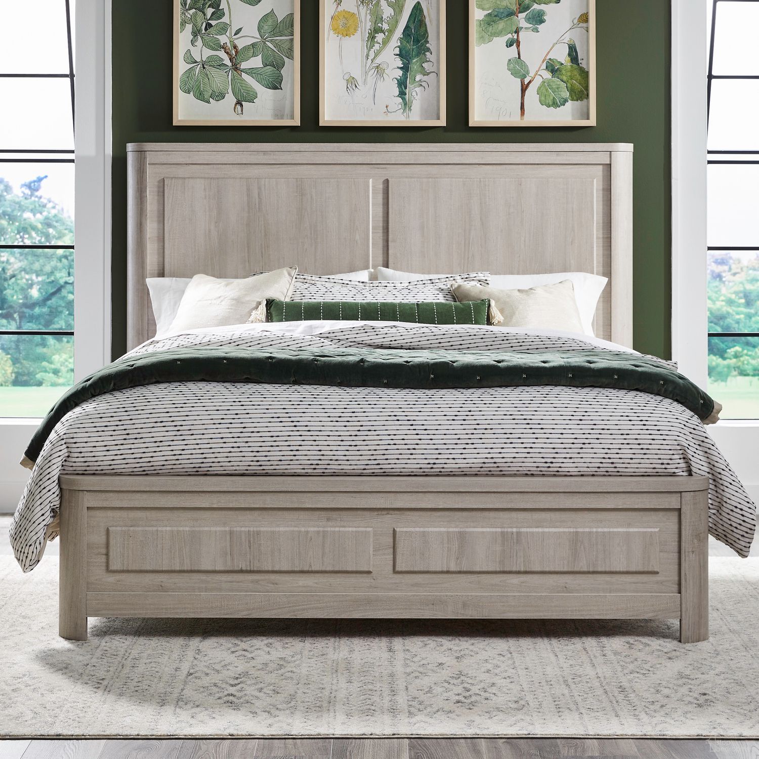 The appearance of Modern Play Queen Panel Bed In Natural White designed by Liberty in the transitional interior design. This natural white piece of furniture was selected by 1StopBedrooms from Modern Play Collection to add a touch of cosiness and style into your home. Sku: 522-BR13HF;522-BR90. Bed Type: Panel Bed. Bed Size: Queen. Material: Solid Rubberwood.