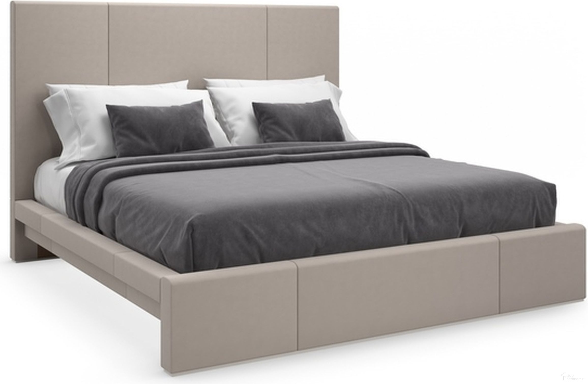 The appearance of Modern Principles Balance Queen Bed In Putty designed by Caracole in the modern / contemporary interior design. This putty piece of furniture was selected by 1StopBedrooms from Modern Principles Collection to add a touch of cosiness and style into your home. Sku: M143-022-102F;M143-022-102H;M143-022-102R. Bed Type: Panel Bed. Bed Size: Queen. Material: Poplar.