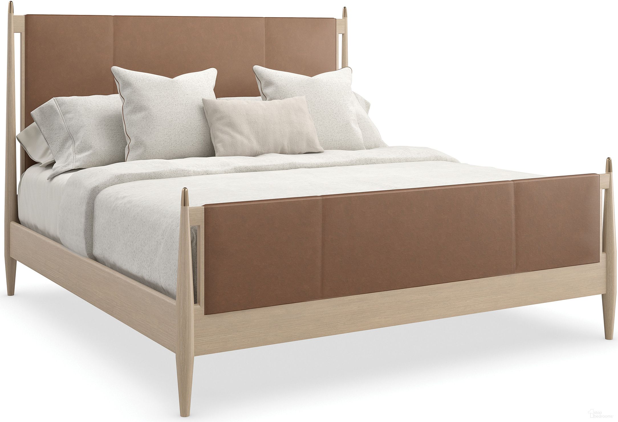 The appearance of Modern Principles Rhythm King Bed In Oak designed by Caracole in the modern / contemporary interior design. This oak piece of furniture  was selected by 1StopBedrooms from Modern Principles Collection to add a touch of cosiness and style into your home. Sku: M143-022-121F;M143-022-121H;M143-022-121R. Bed Type: Panel Bed. Bed Size: King. Material: Poplar.