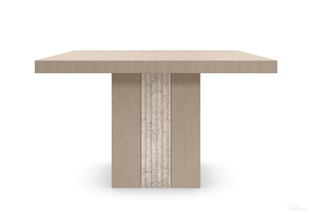 The appearance of Modern Principles Unity Light Dining Table In Oak designed by Caracole in the modern / contemporary interior design. This oak piece of furniture was selected by 1StopBedrooms from Modern Principles Collection to add a touch of cosiness and style into your home. Sku: M142-022-202B;M142-022-202T. Table Base Style: Double Pedestal. Table Top Shape: Square. Material: Wood. Size: 48" x 48".
