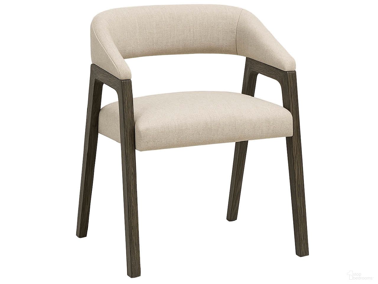Modern Veil Dining Chair Set of 2 In Beige
