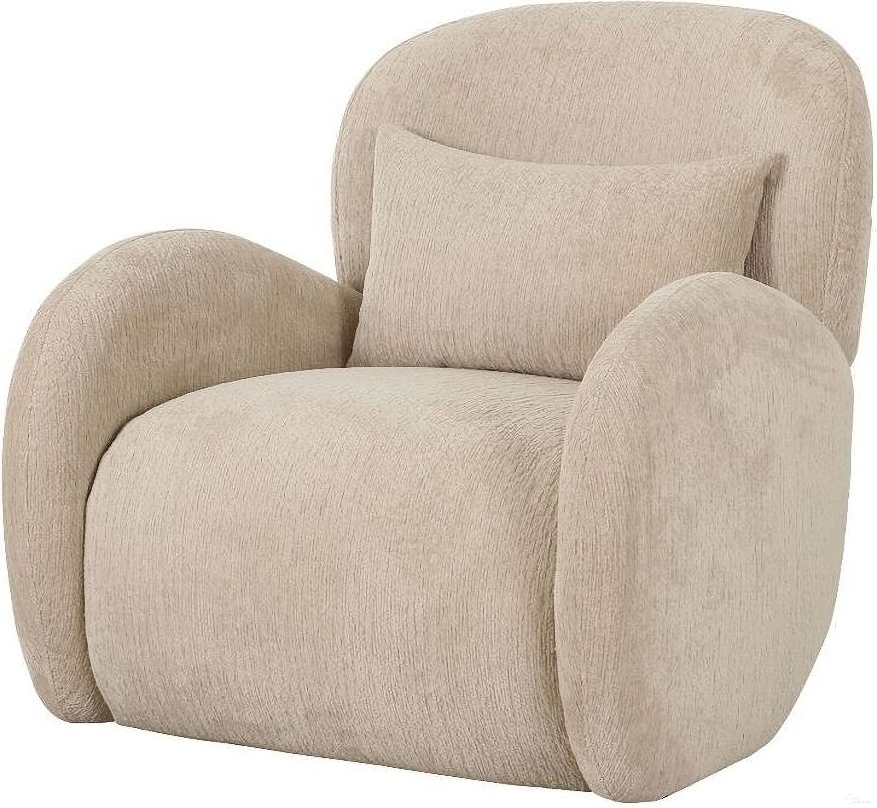 The appearance of Moderno Plush Comfort Accent Chair With Matching Cushion In Beige designed by Pasargad Home in the modern / contemporary interior design. This beige piece of furniture was selected by 1StopBedrooms from Noho Collection to add a touch of cosiness and style into your home. Sku: PZW-24077. Material: Polyester.