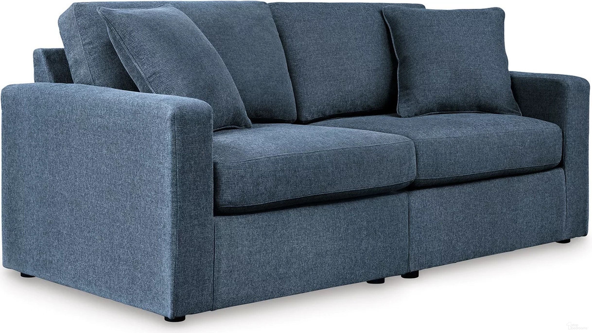 The appearance of Modmax 2-Piece Sectional Loveseat In Ink designed by Signature Design by Ashley in the modern / contemporary interior design. This ink piece of furniture was selected by 1StopBedrooms from Modmax Collection to add a touch of cosiness and style into your home. Sku: 9210164;9210165. Material: Polyester.