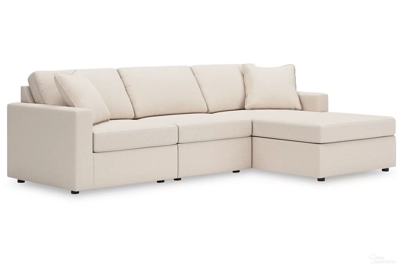 Modmax 3-Piece Sectional with Chaise In Oyster