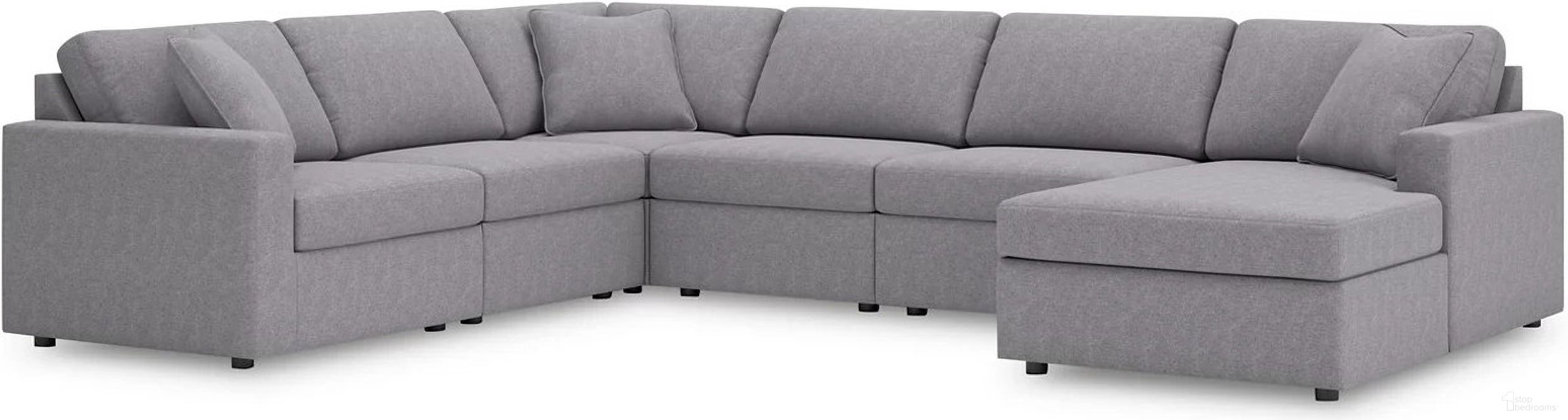 Modmax 6-Piece RAF Sectional In Granite