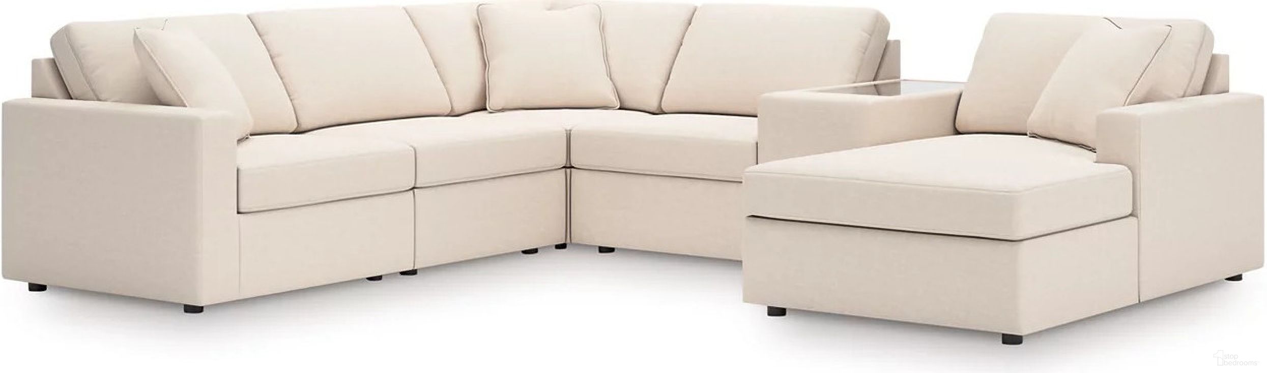 Modmax 6-Piece Sectional with Chaise In Oyster