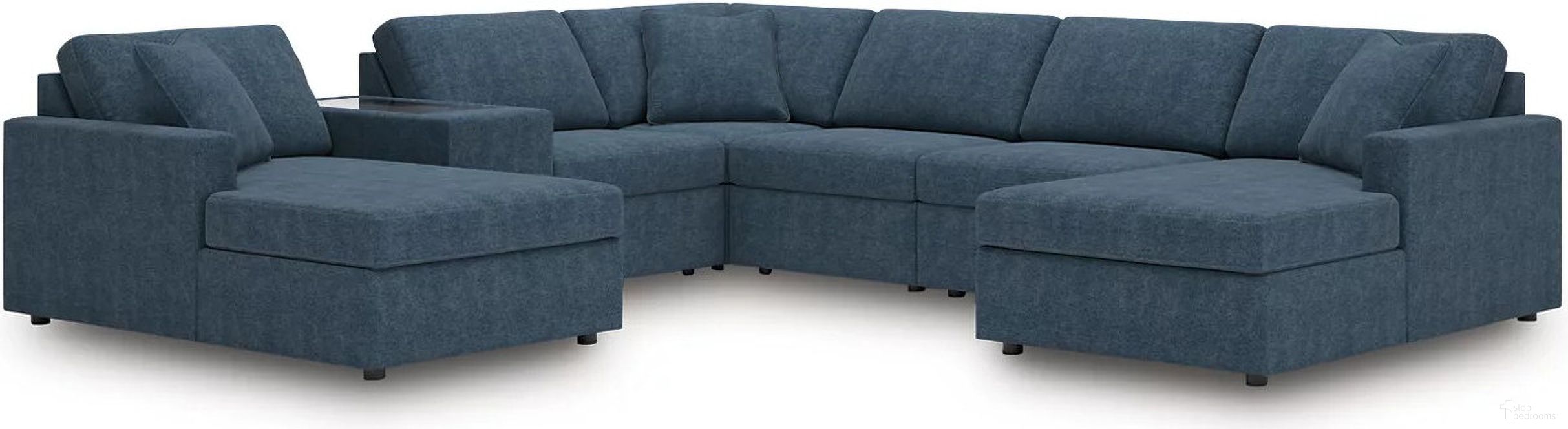 Modmax 7-Piece Sectional with Console In Ink