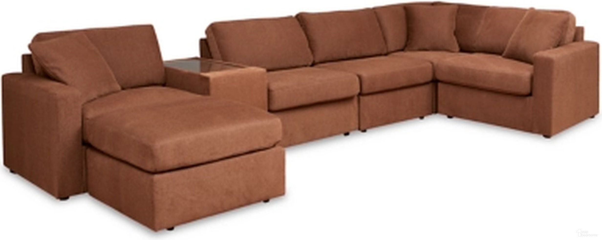 Modmax 7-Piece Sectional In Spice