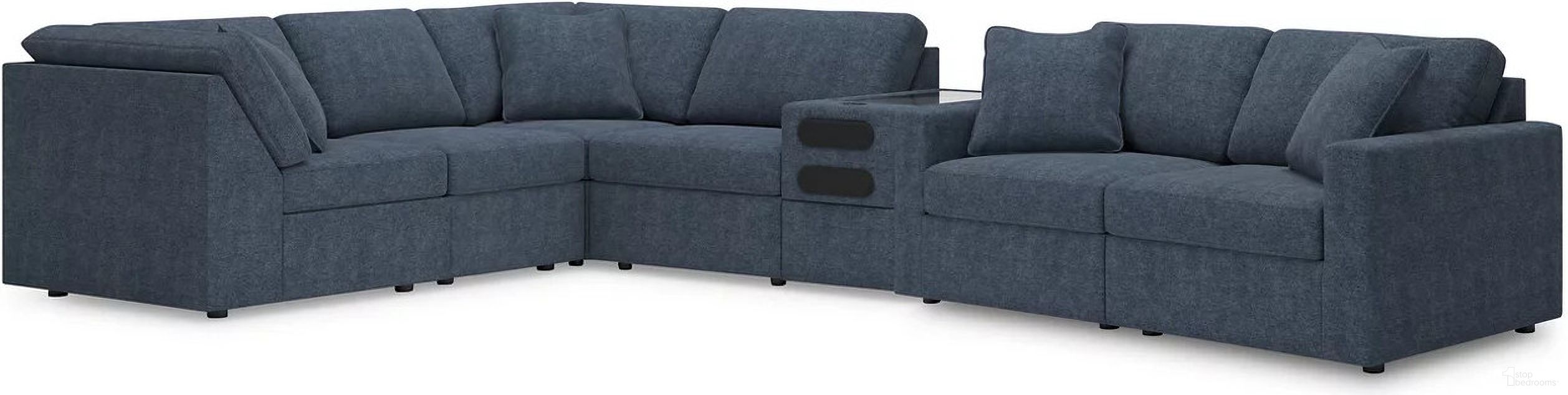 Modmax 7-Piece Sectional with Audio Console In Ink