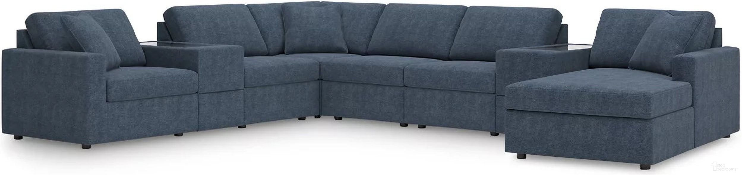 Modmax 8-Piece Sectional with Chaise In Ink