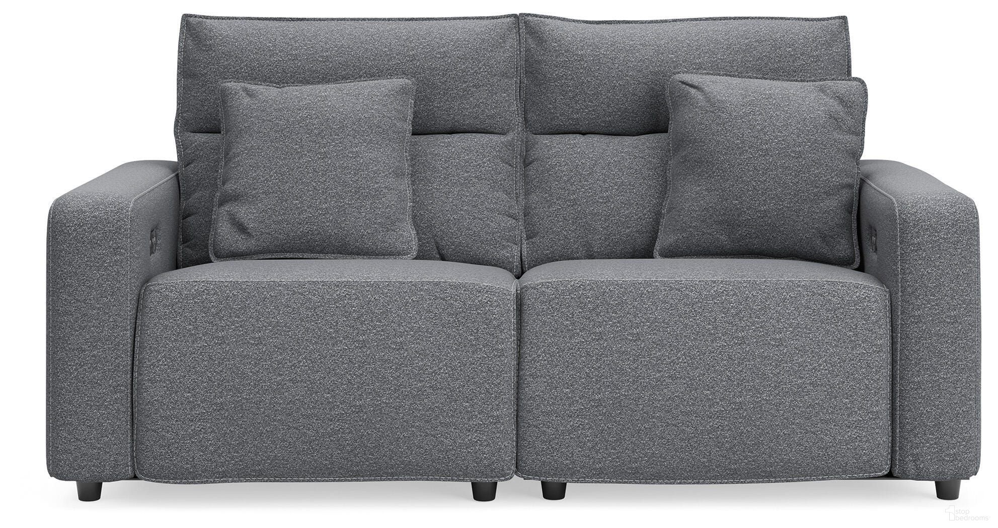 ModMax II 2-Piece Reclining Loveseat In Salt & Pepper