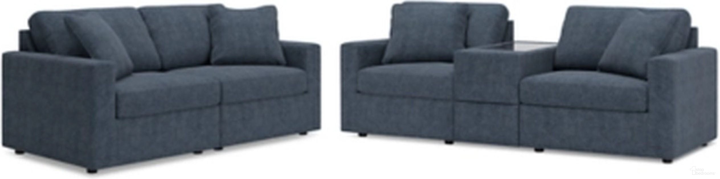 The appearance of Modmax Living Room Set In Ink designed by Signature Design by Ashley in the modern / contemporary interior design. This ink piece of furniture was selected by 1StopBedrooms from Modmax Collection to add a touch of cosiness and style into your home. Sku: 9212157;9212164;9212165;9212164;9212165. Material: Polyester.