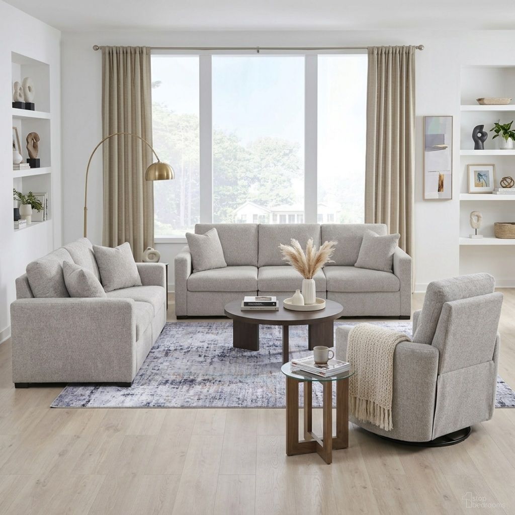 Modmax Luxe Living Room Set In Flint