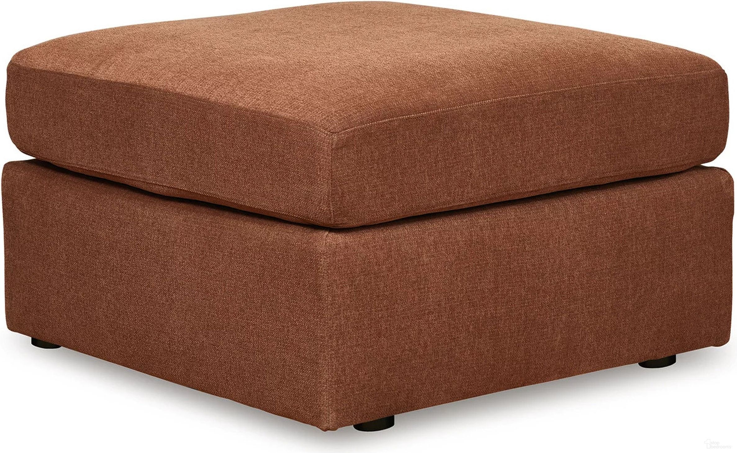 The appearance of Modmax Oversized Accent Ottoman In Spice designed by Signature Design by Ashley in the modern / contemporary interior design. This spice piece of furniture  was selected by 1StopBedrooms from Modmax Collection to add a touch of cosiness and style into your home. Sku: 9210208. Material: Fabric.