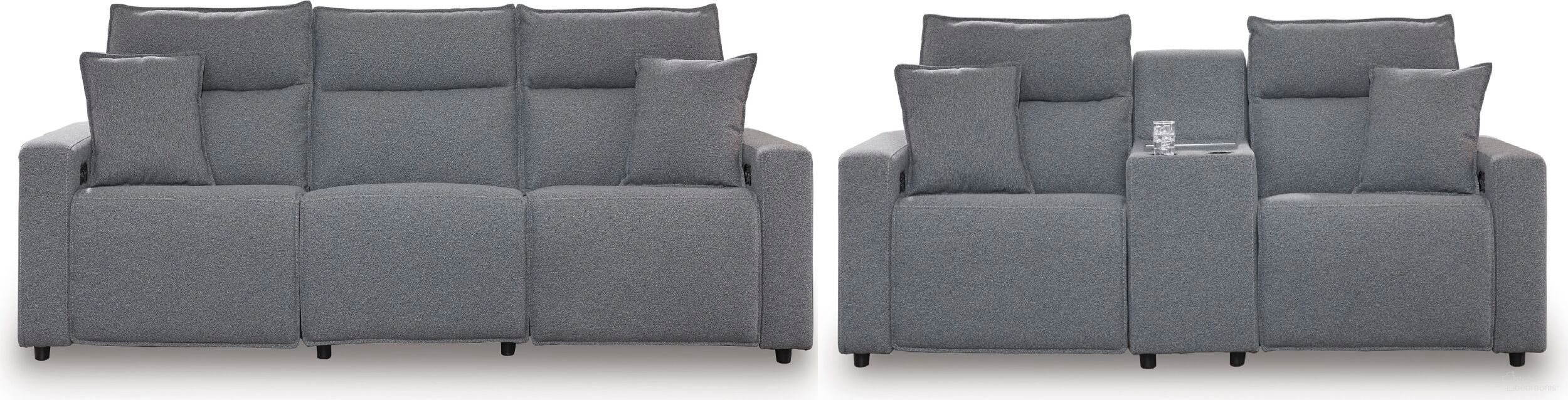 The appearance of Modmax Power Reclining Living Room Set In Salt and Pepper designed by Signature Design by Ashley in the modern / contemporary interior design. This salt & pepper piece of furniture was selected by 1StopBedrooms from Modmax Collection to add a touch of cosiness and style into your home. Sku: 6590646;6590658;6590662;6590657;6590658;6590662. Material: Performance Fabric.