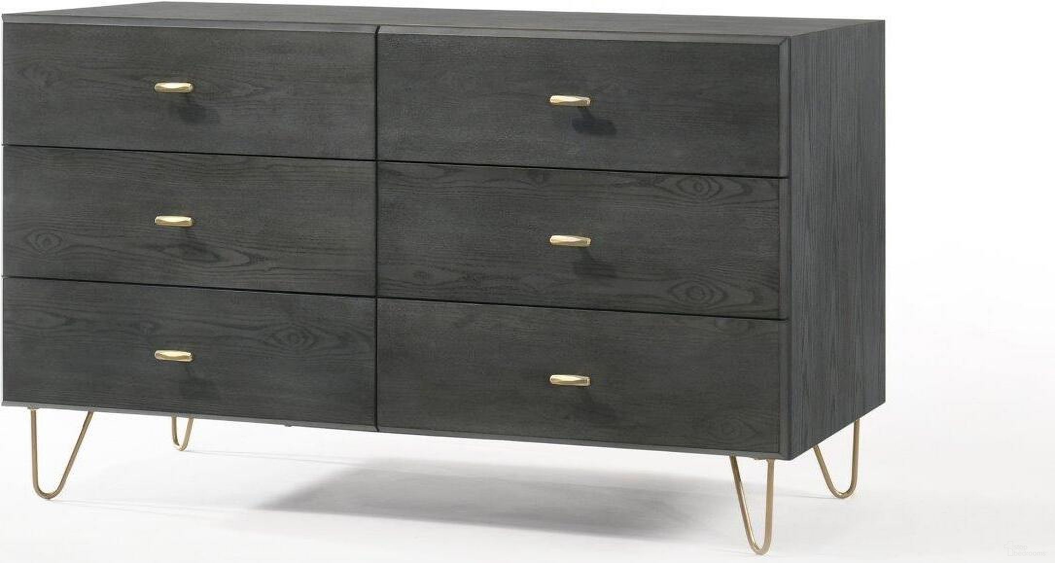 The appearance of Modrest Bryan Modern Grey Dresser designed by VIG Furniture in the modern / contemporary interior design. This grey piece of furniture was selected by 1StopBedrooms from Modrest Bryan Collection to add a touch of cosiness and style into your home. Sku: VGMABR-82-GREY-DRS. Material: Metal.