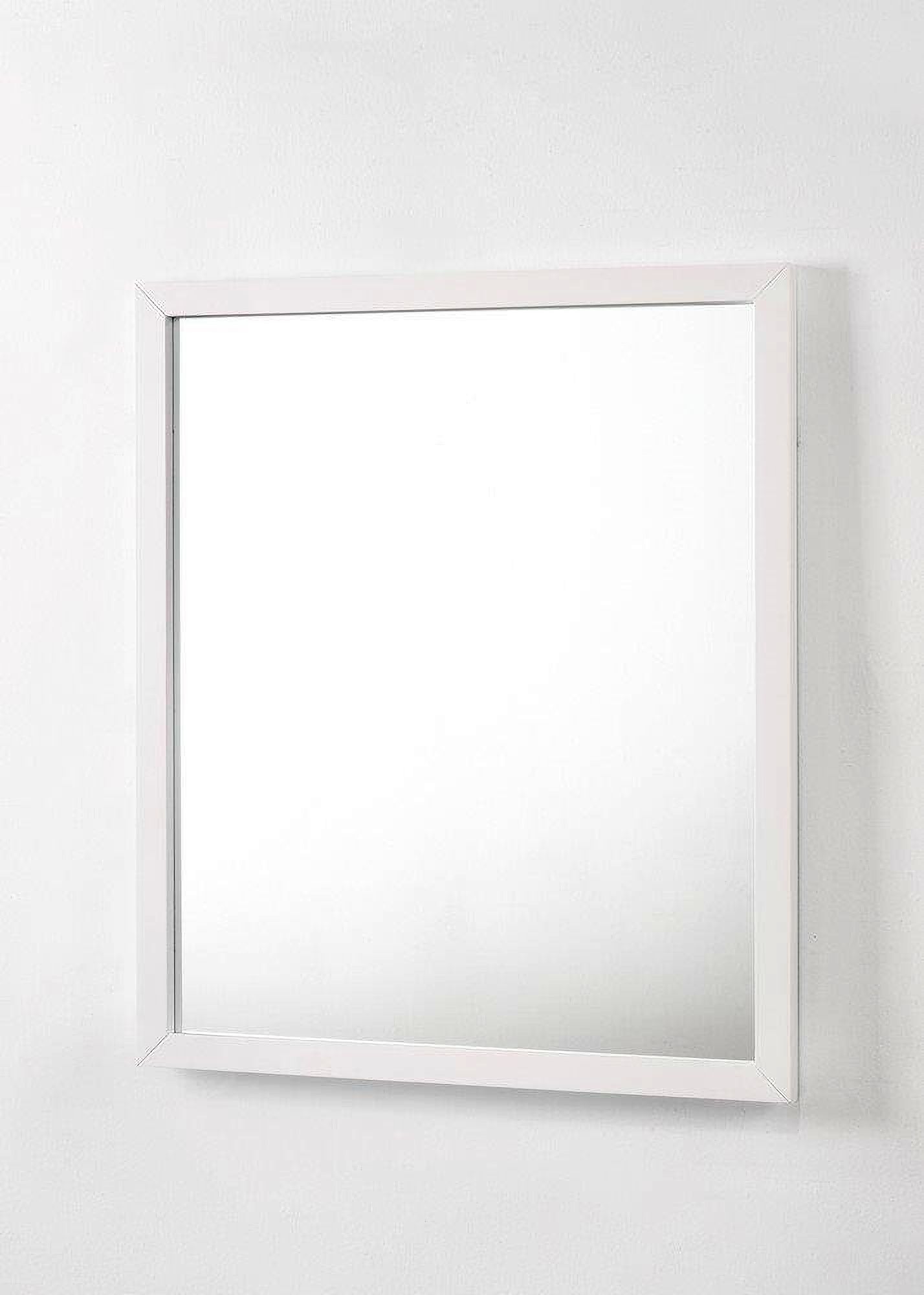 The appearance of Modrest Bryan Modern White Mirror designed by VIG Furniture in the modern / contemporary interior design. This white piece of furniture was selected by 1StopBedrooms from Modrest Bryan Collection to add a touch of cosiness and style into your home. Sku: VGMABR-82-WHT-MIR. Material: Glass.