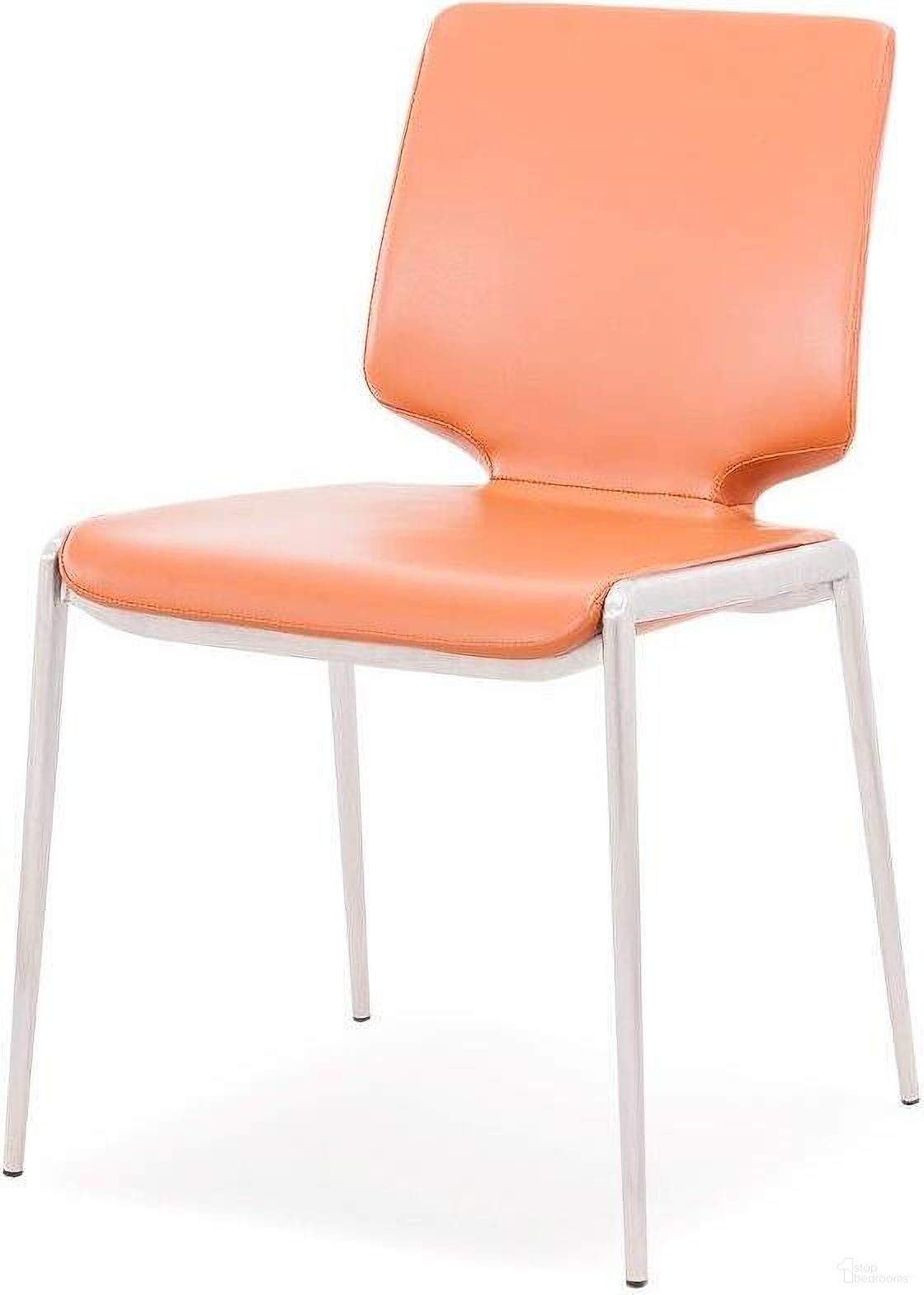 The appearance of Modrest Eileen Modern Cognac Eco-Leather Dining Chair Set Of 2 designed by VIG Furniture in the modern / contemporary interior design. This brown piece of furniture  was selected by 1StopBedrooms from Modrest Eileen Collection to add a touch of cosiness and style into your home. Sku: VGHR3637-COGNAC-DC. Material: Leather. Chair Type: Side Chair.