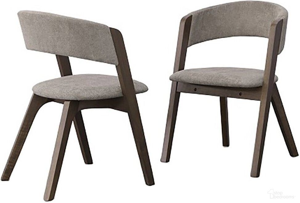 The appearance of Modrest Grover Modern Grey And Dark Wenge Dining Chair Set Of 2 designed by VIG Furniture in the modern / contemporary interior design. This grey piece of furniture was selected by 1StopBedrooms from Modrest Grover Collection to add a touch of cosiness and style into your home. Sku: VGMA-MI-722. Material: Fabric. Chair Type: Side Chair.