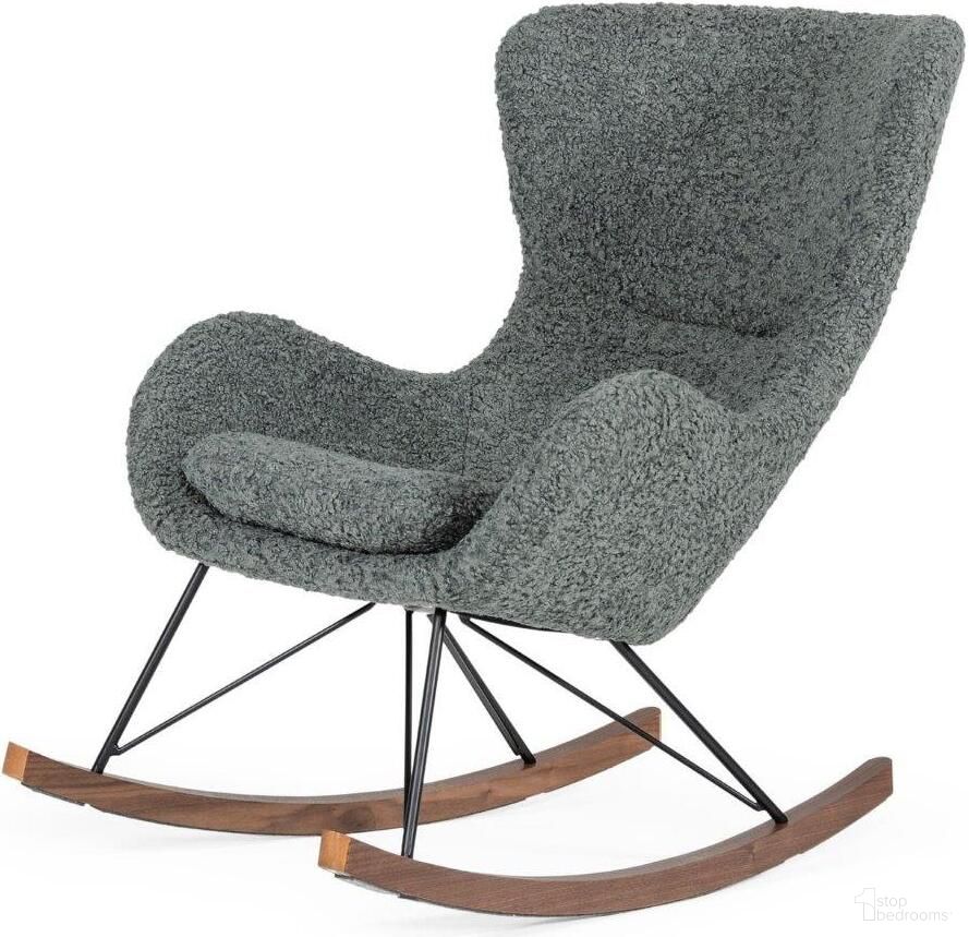 The appearance of Modrest Ikard Modern Grey Sheep Rocking Chair designed by VIG Furniture in the modern / contemporary interior design. This grey piece of furniture was selected by 1StopBedrooms from Modrest Collection to add a touch of cosiness and style into your home. Sku: VGDWJ1831-GRY. Material: Fabric.