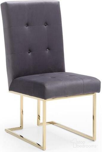 The appearance of Modrest Legend Modern Grey Fabric And Gold Dining Chair Set Of 2 designed by VIG Furniture in the modern / contemporary interior design. This grey and gold piece of furniture was selected by 1StopBedrooms from Modrest Legend Collection to add a touch of cosiness and style into your home. Sku: VGVCB012-GRYGLD. Material: Fabric. Chair Type: Side Chair.